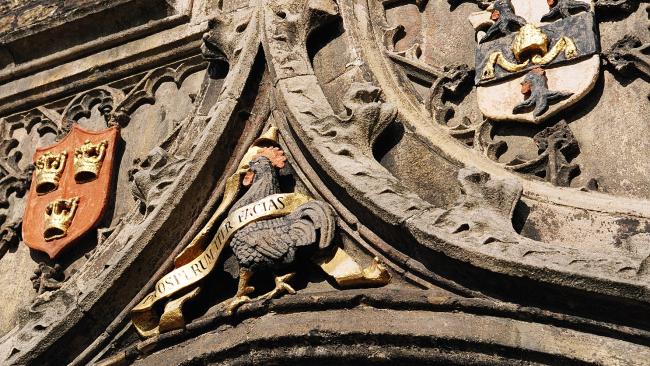 Detail from the Gate Tower, late 15th century